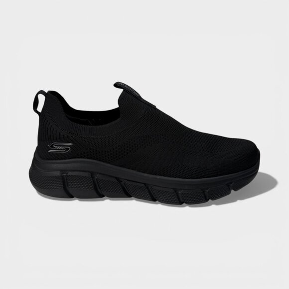 Skechers BOBS B Flex Frigid Edge Mens 8 Black Slip On Stretch Fit 118107 NEW main image 10